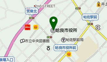 姶良市役所(宮島町)の地図画像