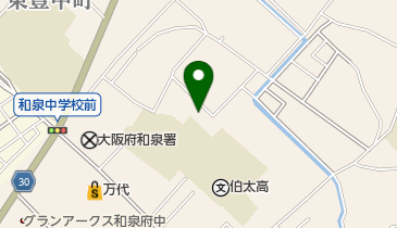 カトリック和泉教会の地図画像