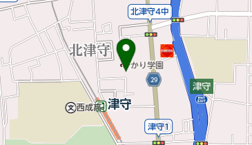 カトリック津守教会の地図画像