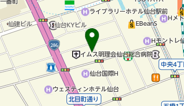 仙台デザイン専門学校の地図画像