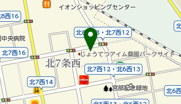 札幌桑園教会の地図画像