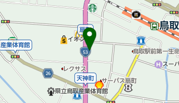 鳥取年金事務所の地図画像