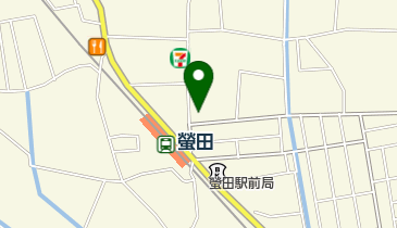 蛍田整骨院の地図画像