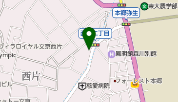 こころの保育園 文京西片の地図画像