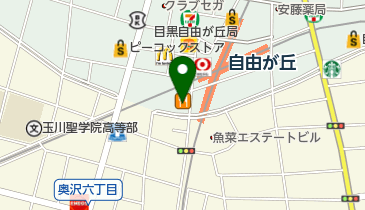 JGMゴルフクラブ 自由が丘サロンの地図画像