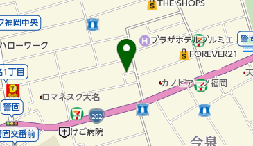 MANHATTAN ROLL ICE CREAM(マンハッタンロールアイスクリーム) 福岡大名店の地図画像