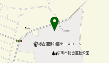 桜川市岩瀬体育館ラスカの地図画像