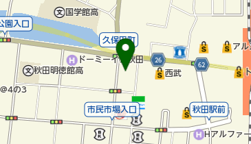 ニチイ学館 秋田支店の地図画像