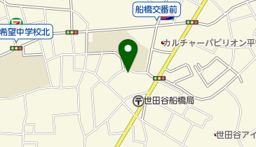 船橋保管所の地図画像