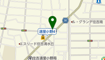 ペットオアシス キングル住吉店の地図画像