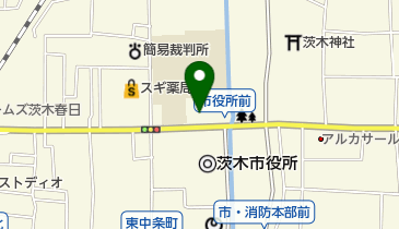 茨木市社会福祉協議会の地図画像