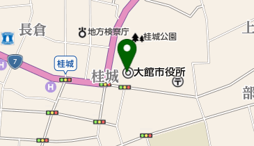 大館市役所職員労働組合の地図画像