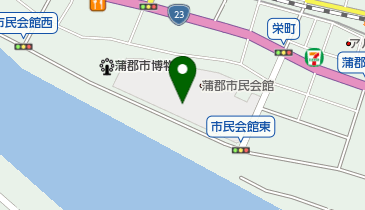 蒲郡市民会館の地図画像