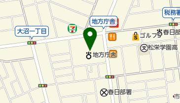 埼玉県消費生活支援センター 春日部の地図画像