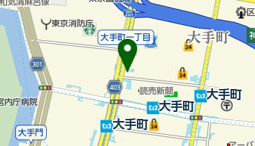 KDDI ホールの地図画像