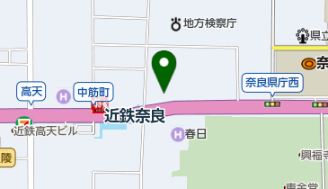 奈良県中小企業会館の地図画像