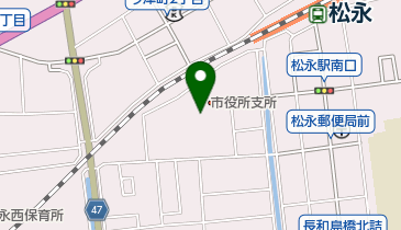 福山市役所 松永支所の地図画像