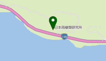 日本両棲類研究所の地図画像