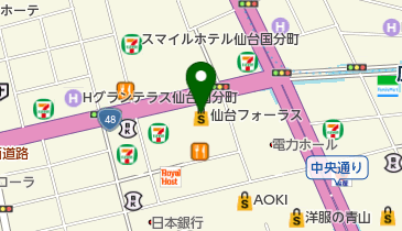 HBNS(ハバノス) 仙台フォーラス店の地図画像