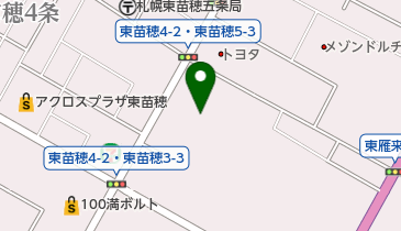 プレイランドハッピー 東苗穂店の地図画像