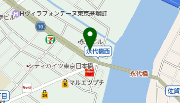 茅場町タワーの地図画像