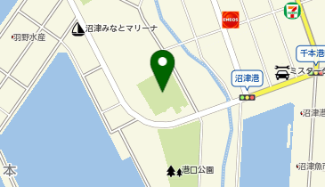 沼津市役所 中部浄化プラントの地図画像