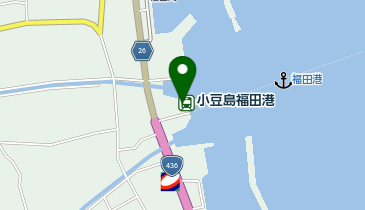 福田漁港の地図画像