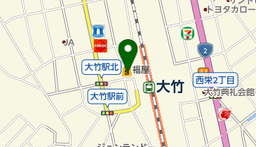 福屋 大竹店の地図画像