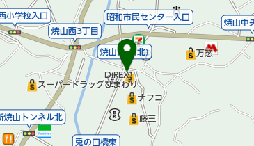 福屋 焼山店の地図画像