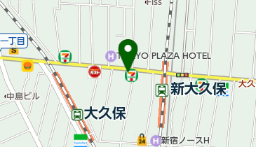 肉丼専門店 新大久保肉劇場の地図画像