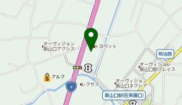 バルコムスクエア ワールドバイク 山口の地図画像