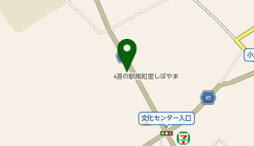 道の駅 風和里しばやま 農産物直売所の地図画像