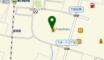 星乃珈琲店 イオンモール高岡店の地図画像