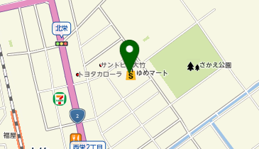 ゆめマート 西栄店の地図画像