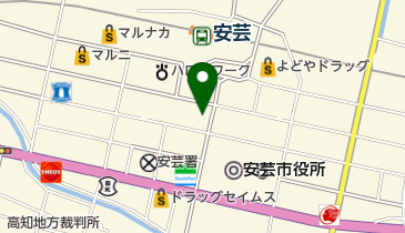 四国労働金庫 安芸支店の地図画像