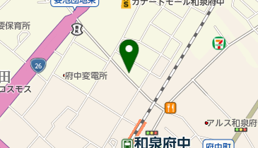 マザーピア 和泉府中店の地図画像