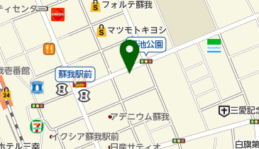 トヨタカローラ千葉 蘇我店の地図画像