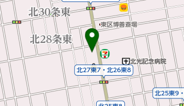 札幌日産自動車株式会社 北光店の地図画像