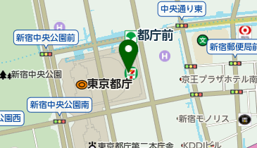 都民ホールの地図画像