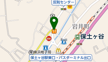 つきじ丼丸 保土ヶ谷店の地図画像