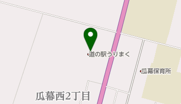 道の駅うりまく直売所の地図画像