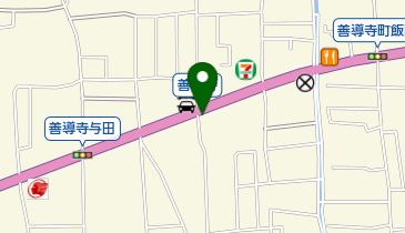 善八商店 善導寺店の地図画像