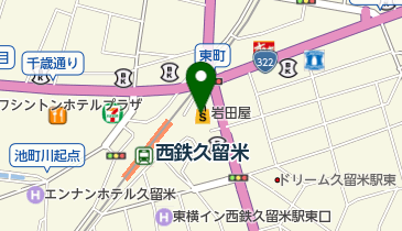 ロクシタン 久留米岩田屋店の地図画像