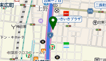 卍力 秋葉原店の地図画像