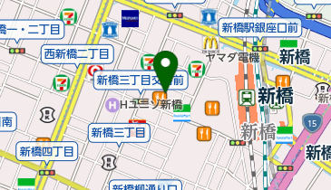 新橋うっちゃりの地図画像