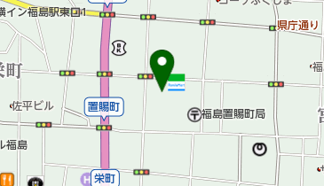 牛かつ 牛若丸の地図画像