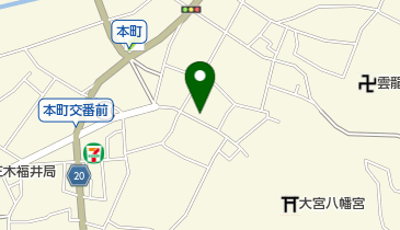 渡辺写真店の地図画像