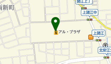 セガ アルプラザ金沢の地図画像