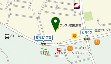 Frespo(フレスポ)西風新都の地図画像