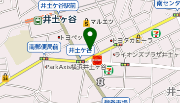 ドキわくランド 井土ヶ谷店の地図画像